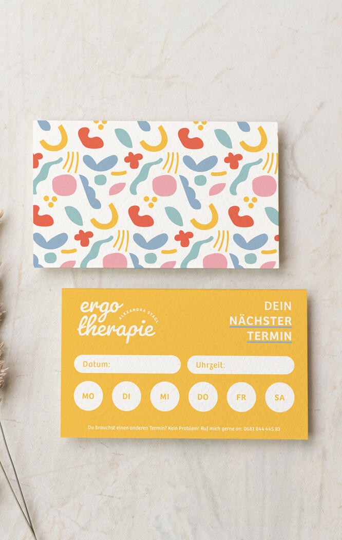Logo Design & Terminkarte Logo Design & Terminkarte